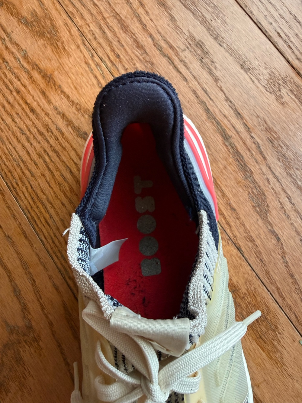 adidas UltraBoost 19 Clear Brown/White Primeknit 360 Lace-Up Cushioned B37705 - Picture 8 of 10